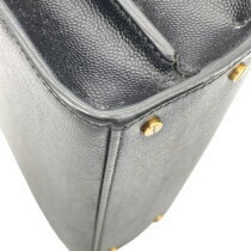 Saint Laurent bag black handbag caviar shoulder hardware Cassandra Top - Picture 5 of 11